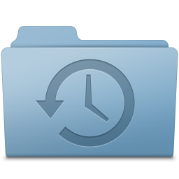 Backup Folder Blue Icon 256x256 png